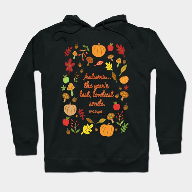 Autumn Smile Hoodie by RockettGraph1cs